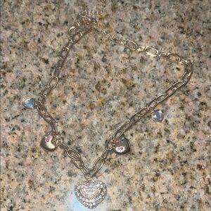 Juicy couture Gold Heart Charm Necklace